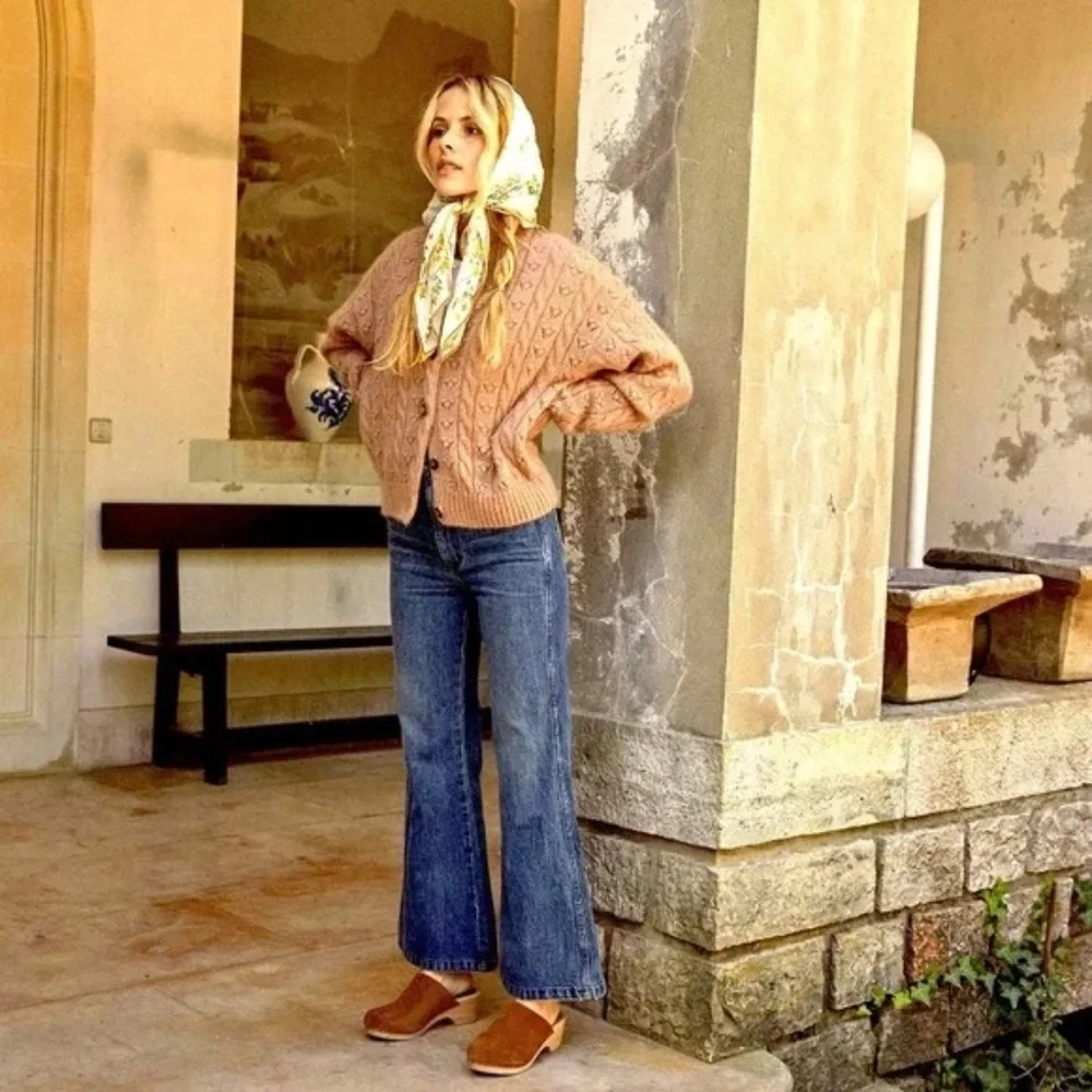 DOEN Cardigan Adler Knit Clay Pink - Picture 7 of 8